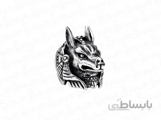 انگشتر طرح گرگ مصری 12477
