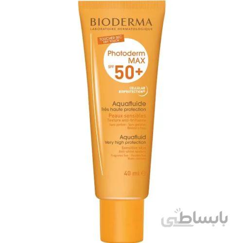 ضد آفتاب بایودرما BIODERMA SPF+50 مدل AQUAFLUIDE حجم ۴۰ میل | مناسب پوست نرمال و چرب ا BIODERMA PhotodermMAX Aquafluide SPF 50+ - 40ml
