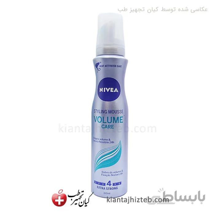 موس حالت دهنده مو NIVEA مدل Volume Care حجم ۱۵۰ میلی لیتر