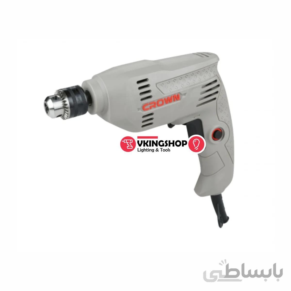 دریل 6 میلیمتر 300 وات سه نظام آچاری کرون مدل CT10125