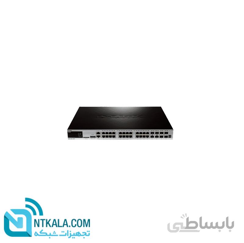 سوییچ ۲۴ پورت مدیریتی لایه 3 دی-لینک مدل DGS-3620-28PC