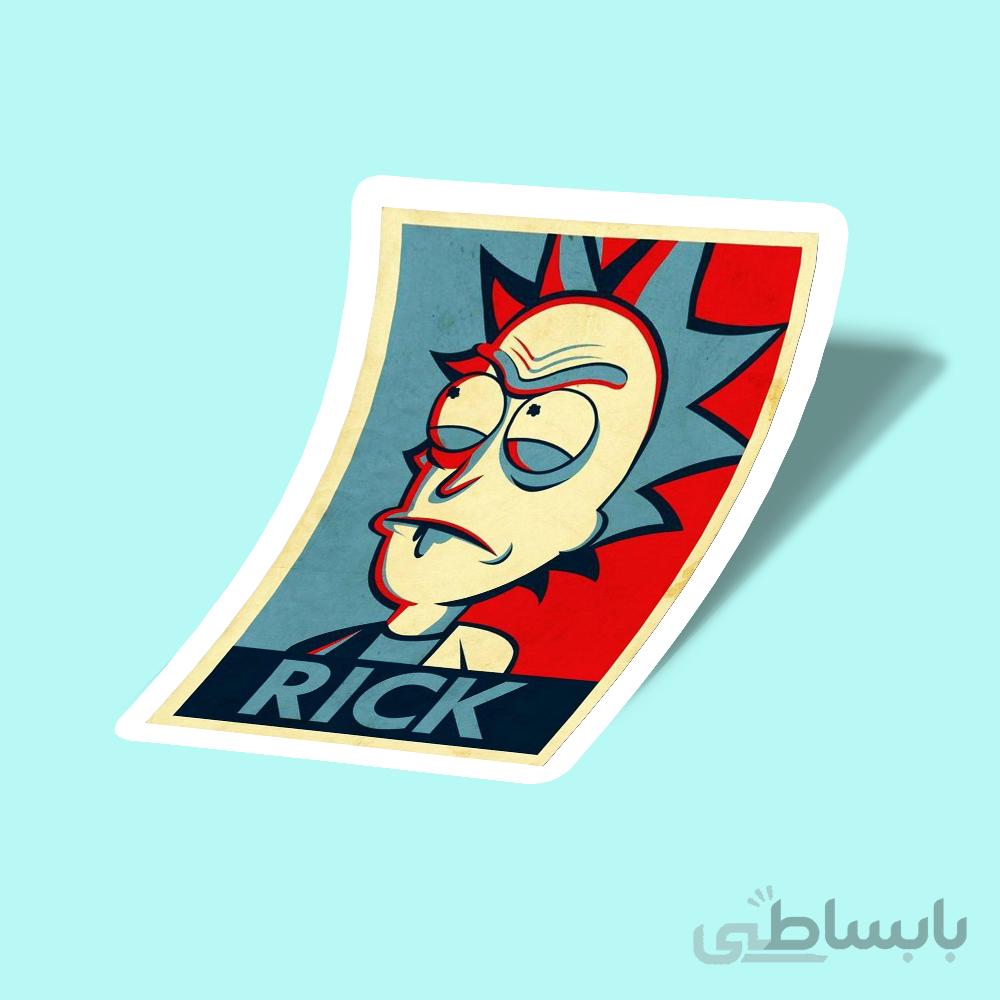 استیکر پوستر ریک
