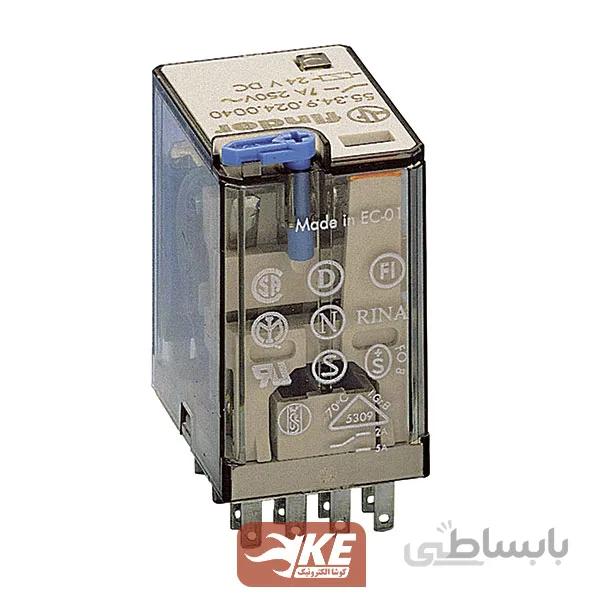 رله 24vDC چهار کنتاکت 7 آمپر فیندر 553490240094