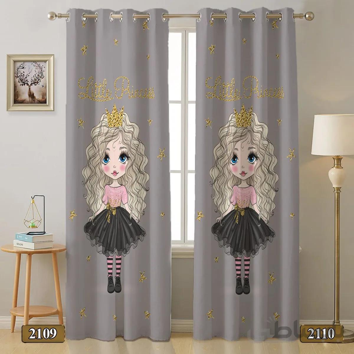 پرده چاپی طرح کودک و نوجوان کد 2110 / 2109