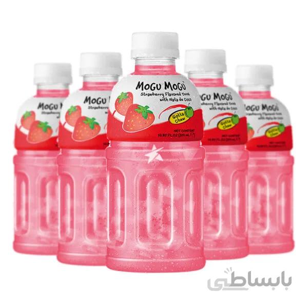 آبمیوه موگو موگو باکس ۶ عددی توت فرنگی – Mogu mogu strawberry