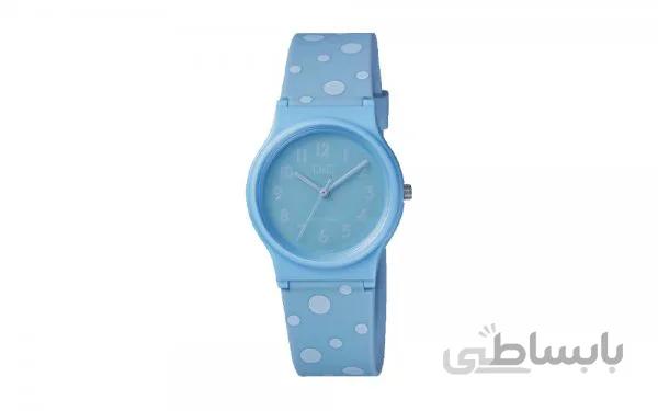 ساعت Q&Q مدل VP46J066Yبند سیلیکونی آبی روشن