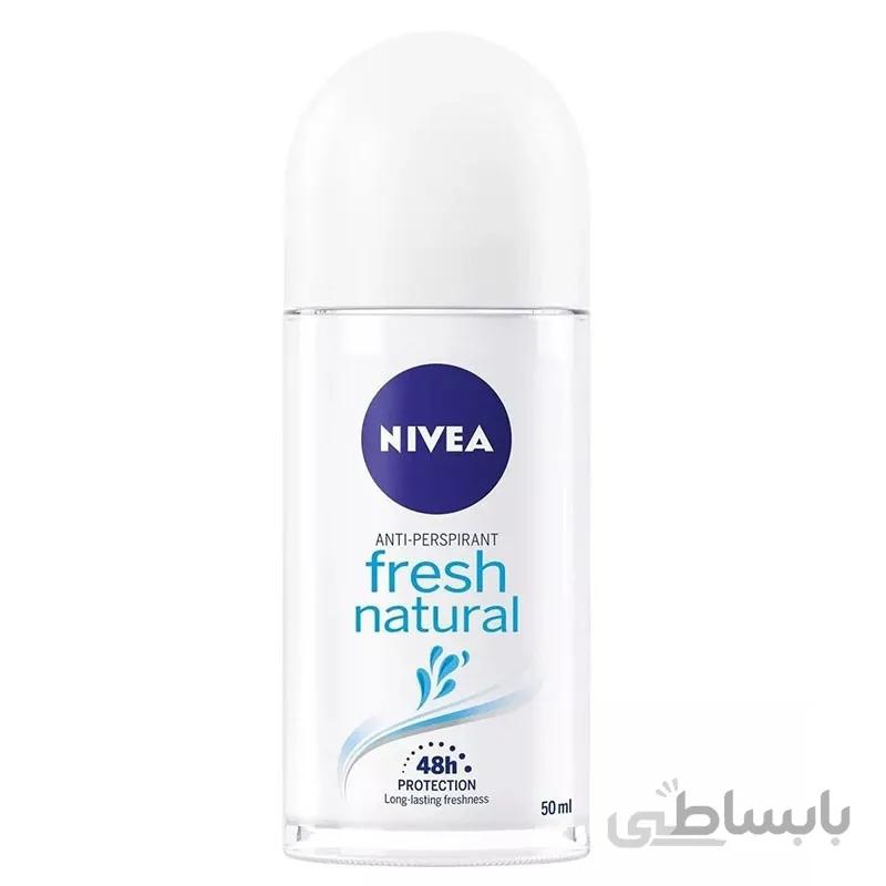 مام رول ضد تعریق زنانه نیوآ فرش نچرال 50 میلی لیتر Nivea Fresh Natural
