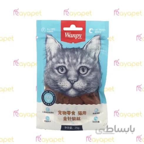 تشویقی گربه ونپی استیک مرغ 25 گرمی