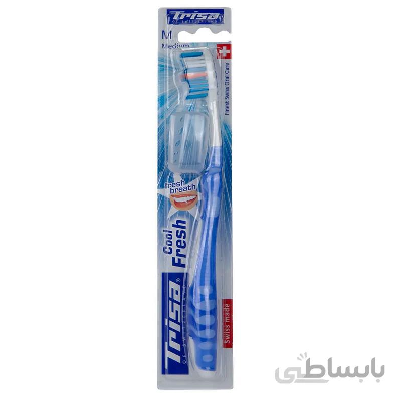 مسواک تریزا مدل Cool Fresh با برس نرم به همراه درپوش
