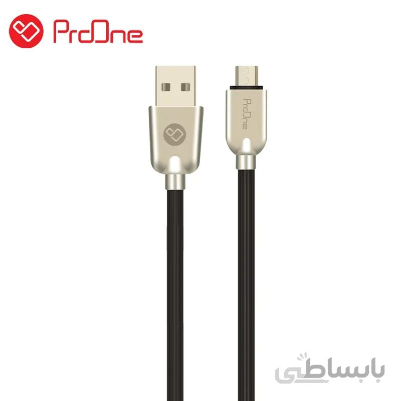 کابل میکرو یو اس بی ProOne C02 Series PCC135 2.1A 1m