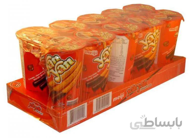 شکلات بار یان یان بسته 10 عددی