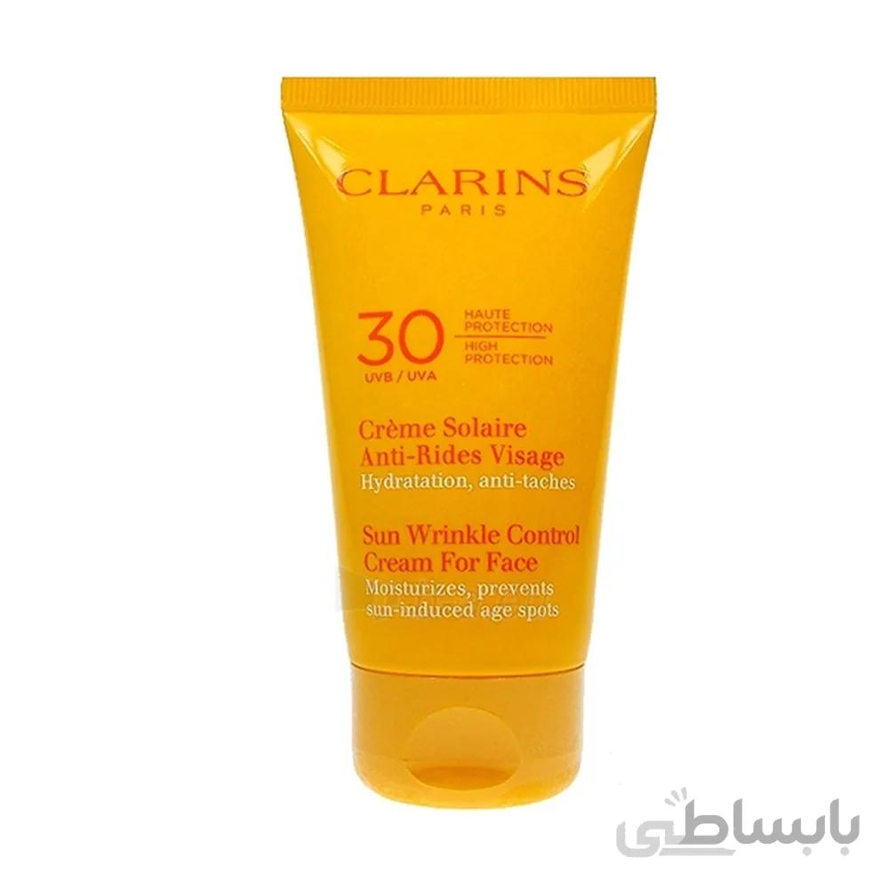 کرم ضد آفتاب کلارنس SPF 30 با حجم ۷۵ میل