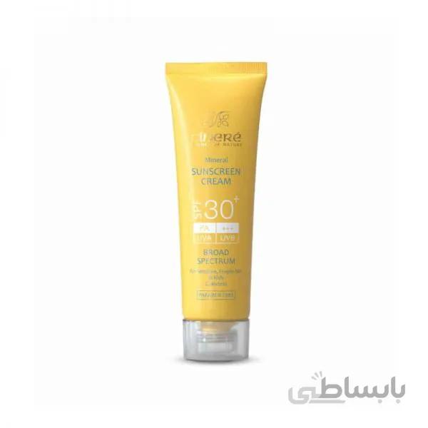 کرم ضد آفتاب سینره +SPF30 بدون رنگ