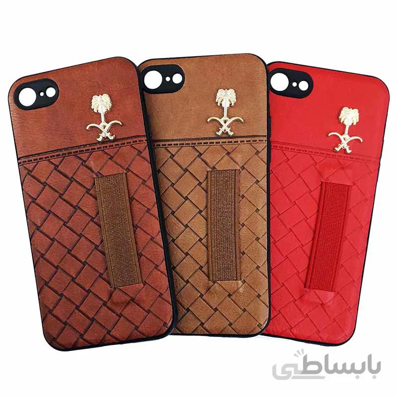 قاب چرمی طرح دار ایفون iPhone 7/8