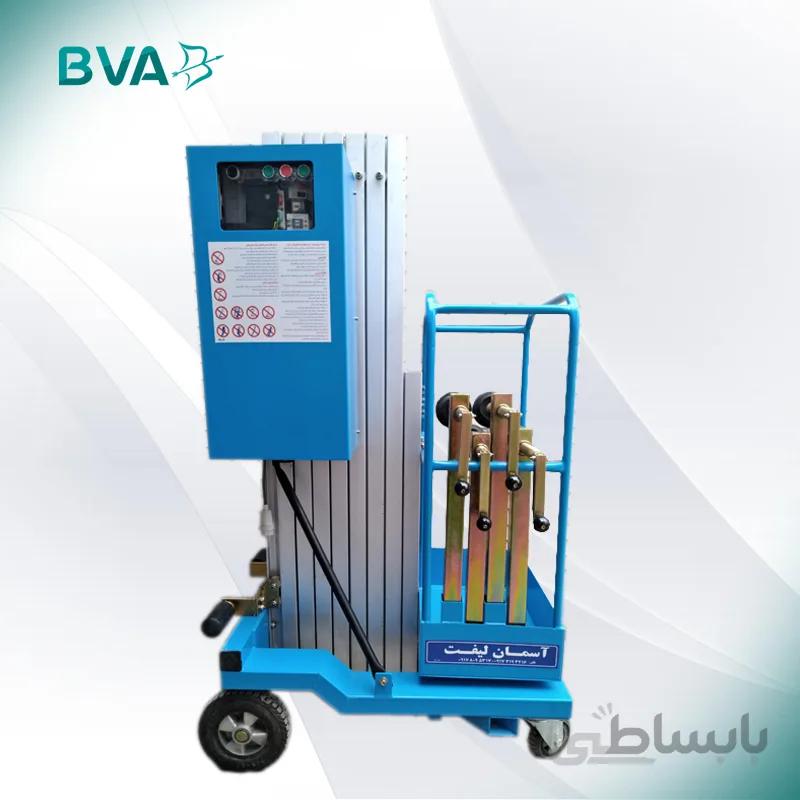 بالابر نفربر تک ستون چرخ کارگاهی