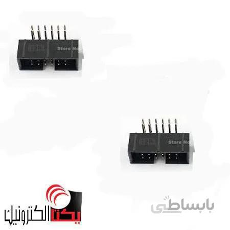 باکس هدر 12 پین نری رایت انگل 2.54میلیمتر