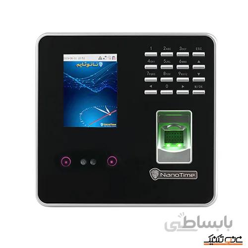 دستگاه حضور و غیاب تشخیص چهره و اثر انگشتی نانوتایم مدل BK100 C