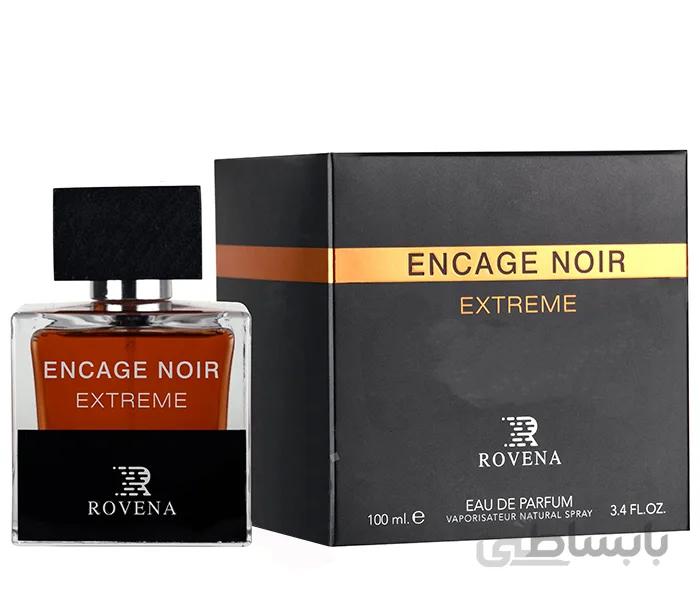 ادو پرفیوم مردانه روونا rovena encage noir extreme حجم 100 میلی لیتر