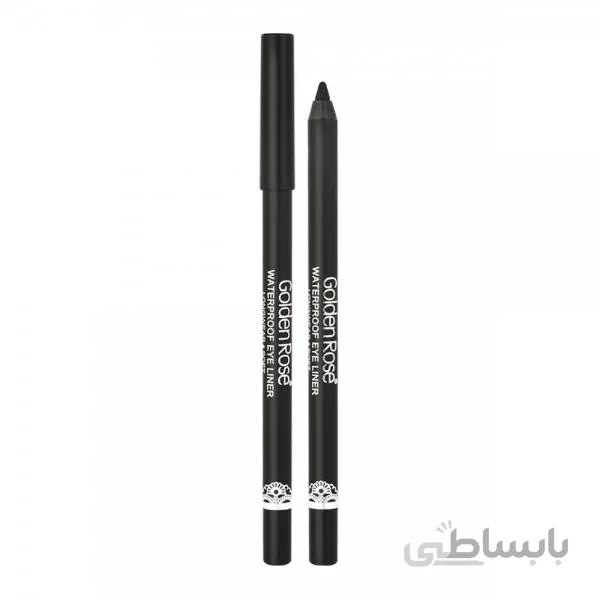 مداد چشم ضد آب فوق مشکی گلدن رز ا Golden Rose Ultra Black Waterproof Eye Pencil