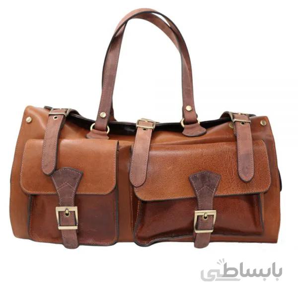 ساک بزرگ تمام چرم آجری کد 2597 مامازپاپاز Mamas Papas