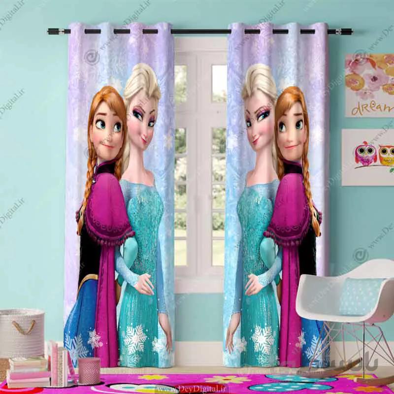 پرده اتاق کودک السا و انا کدPK-2767