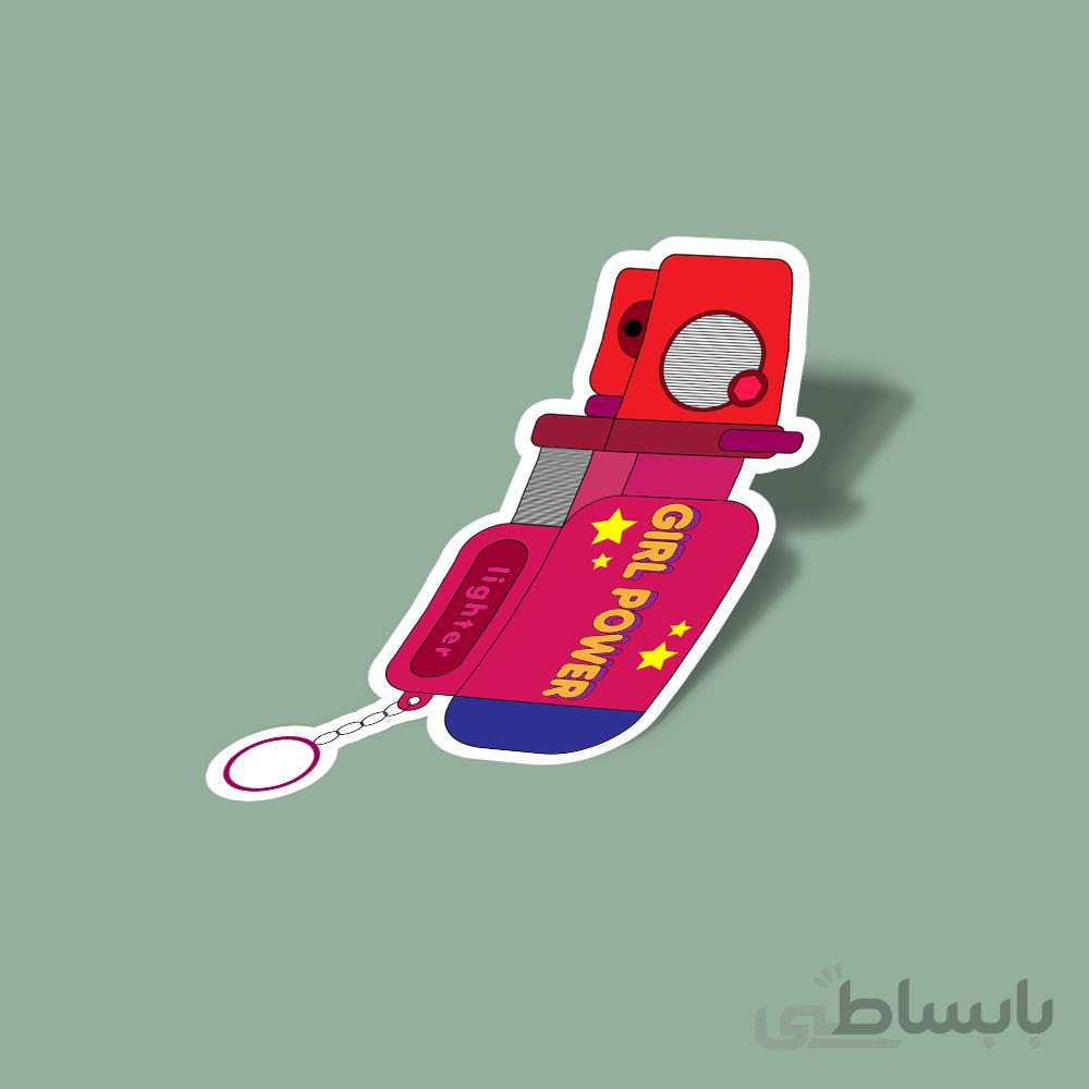 استیکر فندک