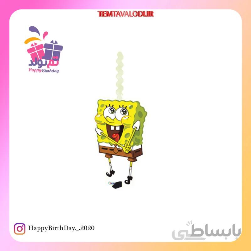 شمع عروسکی باب اسفنجی