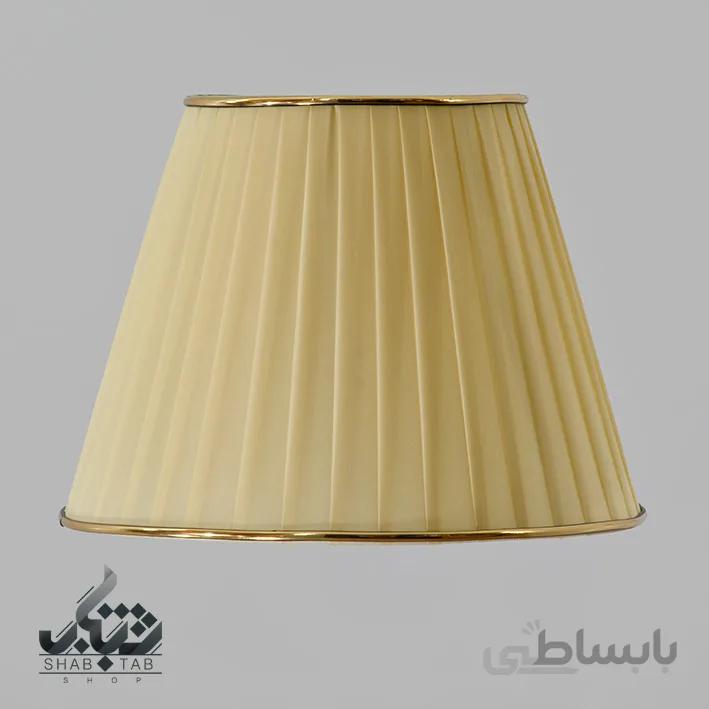شید آباژور مدل پلیسه سایز 33 کرم 1 – سرپیچ E27