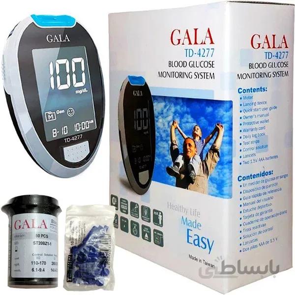 دستگاه تست قند خون گالا GALA نوار 50 عددی