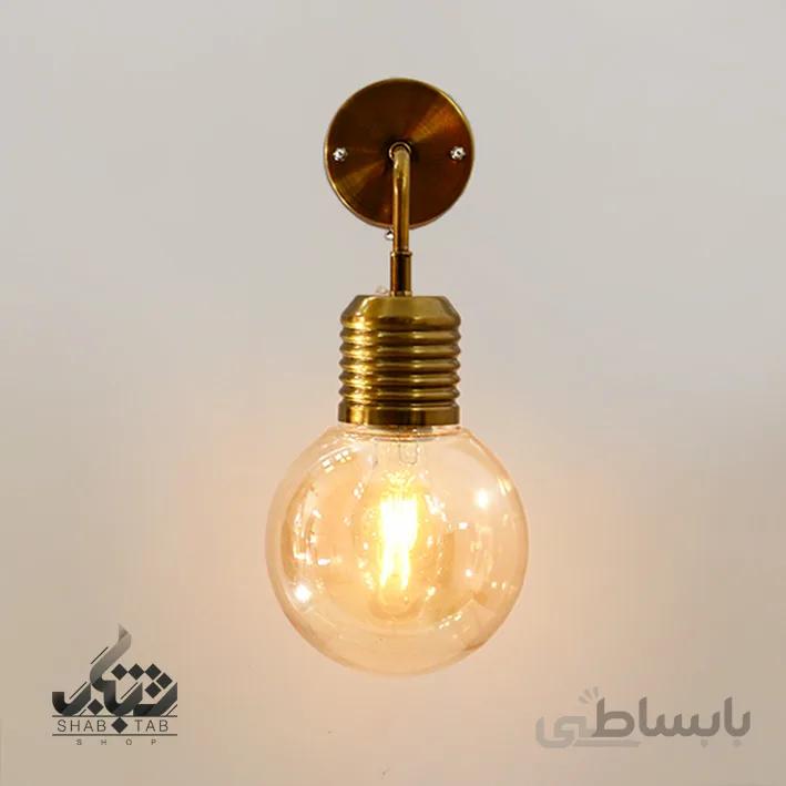لوستر دیواری مدرن لامپی کد 666 آنتیک SHJ