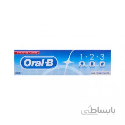 خمیر دندان سه کاره 3 2 1 اورال بی 100 میلی لیتر ا Oral B toothpaste 1 2 3 100ml