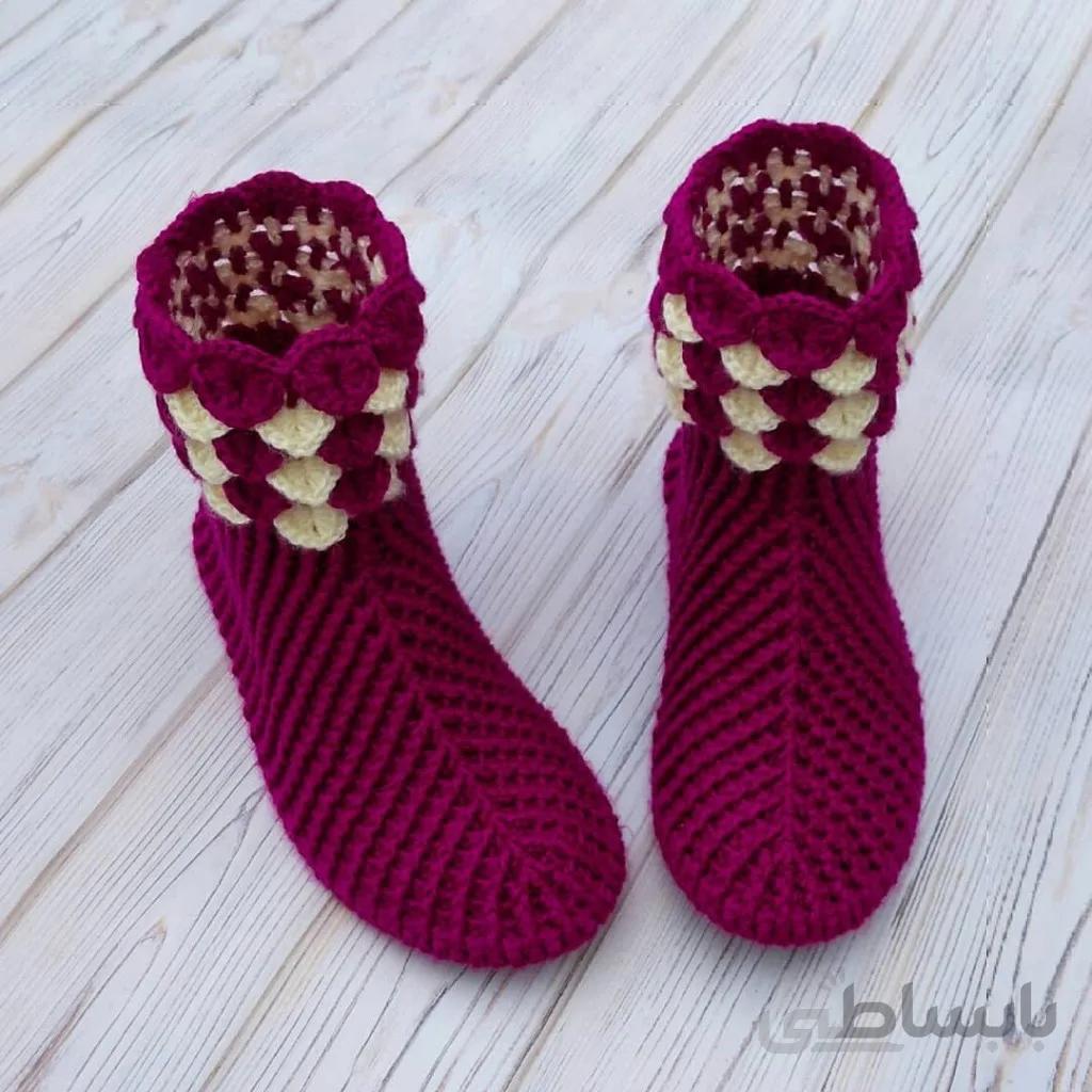 نیم بوت بافتنی زنانهSidra مدل j-iiJ