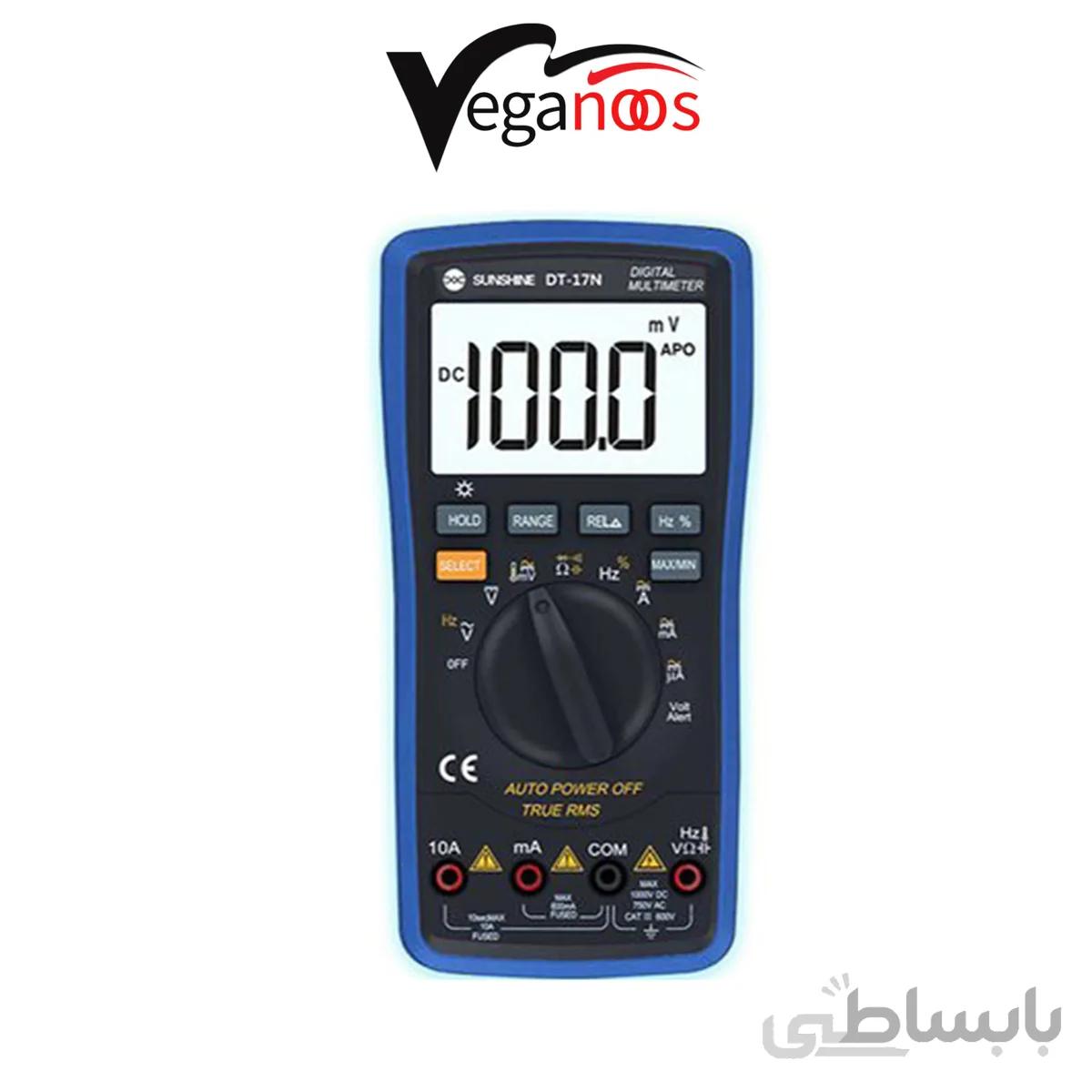 اهمتر-مولتی متر حرفه ای سانشاین SUNSHINE MULTIMETER DT-17N