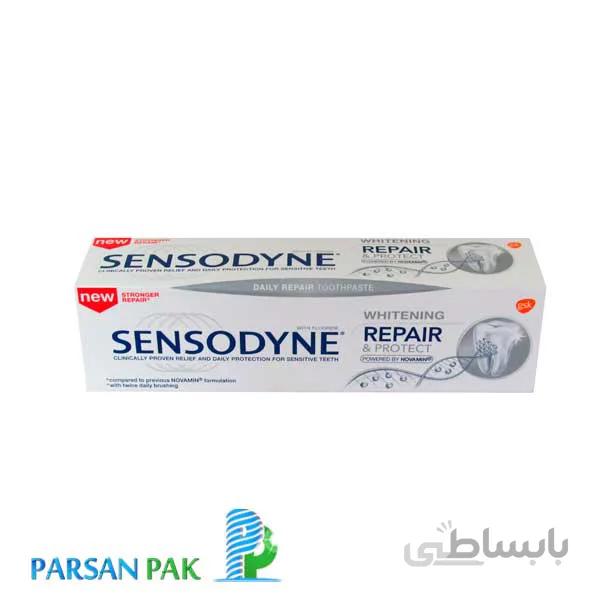 خمیردندان سنسوداین سری repair protect سری whitening
