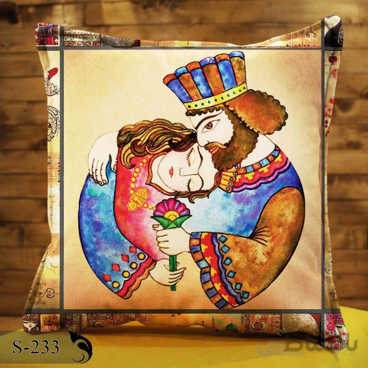 کوسن مبلی پارچه پورشه طرح 233