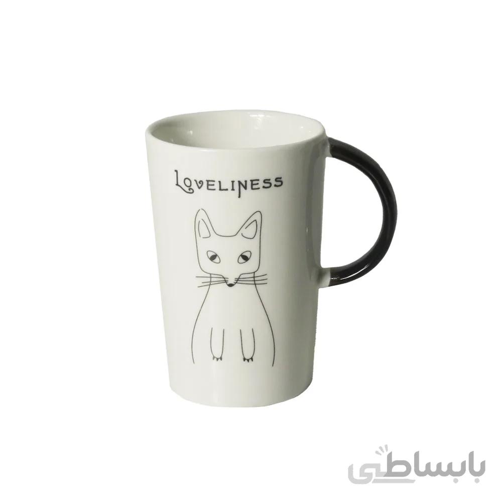 لیوان دسته دار طرح روباه