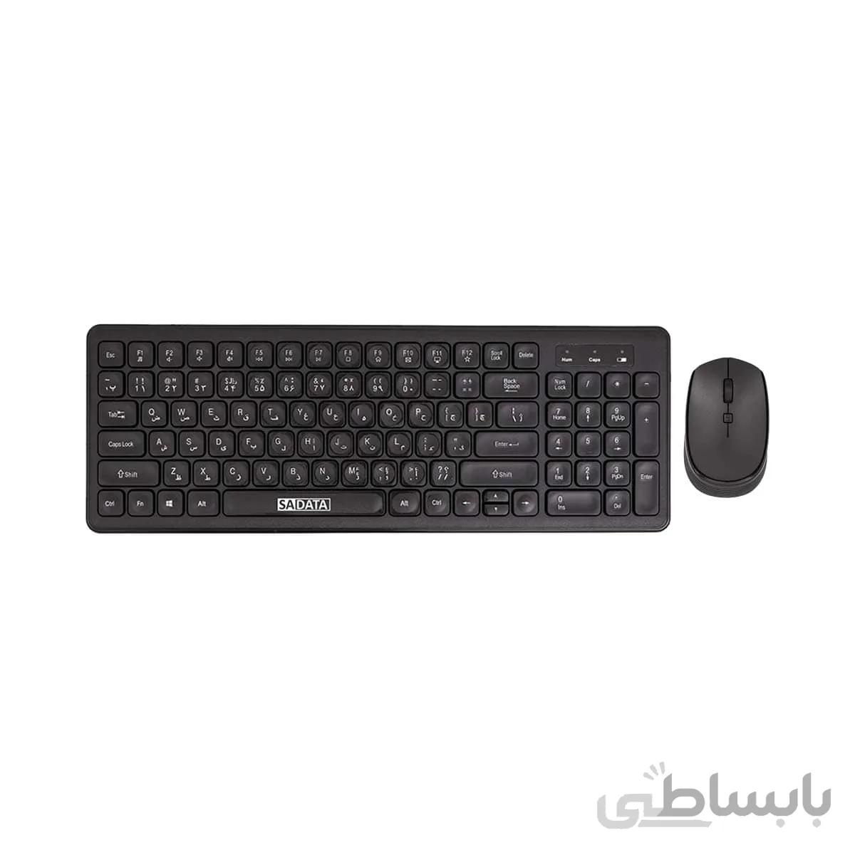 کیبورد و ماوس بی سیم سادیتا مدل SKM-3402