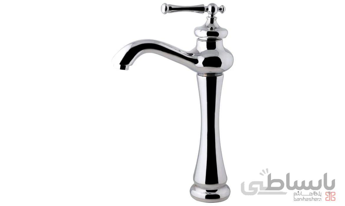 شیر روشویی پایه بلند رامیلا طلایی اوج ا Gold ramila Basin Tall
