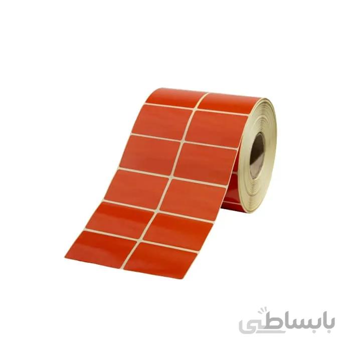 لیبل نارنجی PVC اندازه 51*34 - مخصوص فروش دیجی کالا