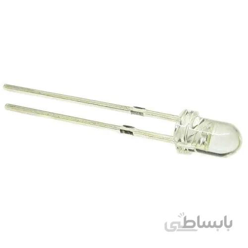 ال ای دی 3 میلی متر زرد شفاف
