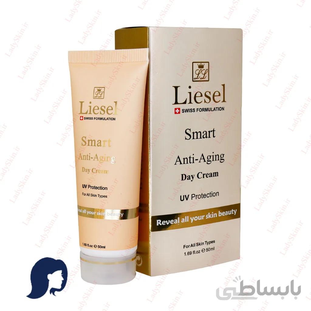 کرم بازسازی کننده و ضد چروک روز لایسل حجم 30 میل ا Smart Anti Aging Day Cream Liesel کد 282896