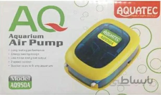 پمپ هوا اکواتک 2 خروجی aq950a اکواریوم