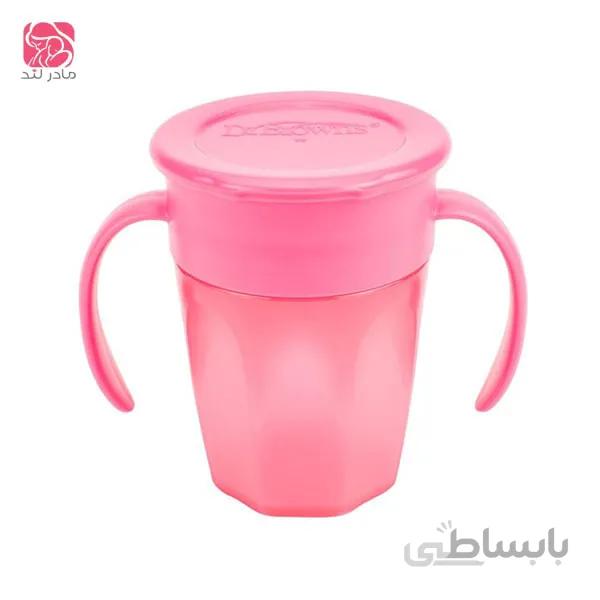 لیوان 360 درجه دسته دار 200 میل دکتر براون Dr Browns