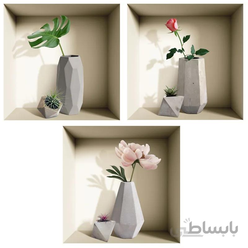 استیکر 33cm طاقچه مجازی مدل VS06 – پک ۳ عددی – تمام چسب
