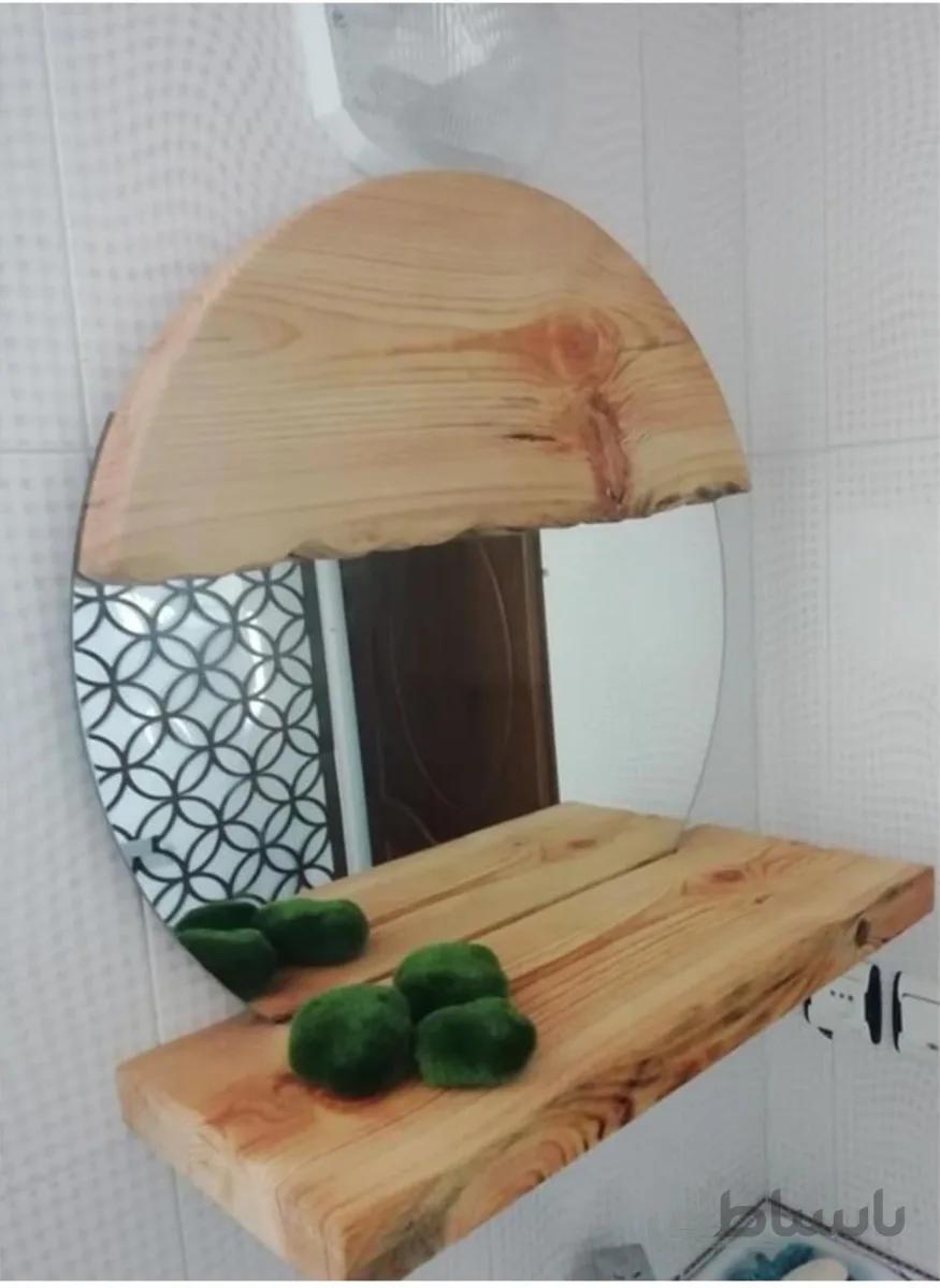 شلف و آینه، سرویس دستشویی ا Shelves and mirrors, toilet service