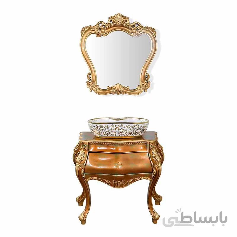 روشویی کابینتی کیان طلایی
