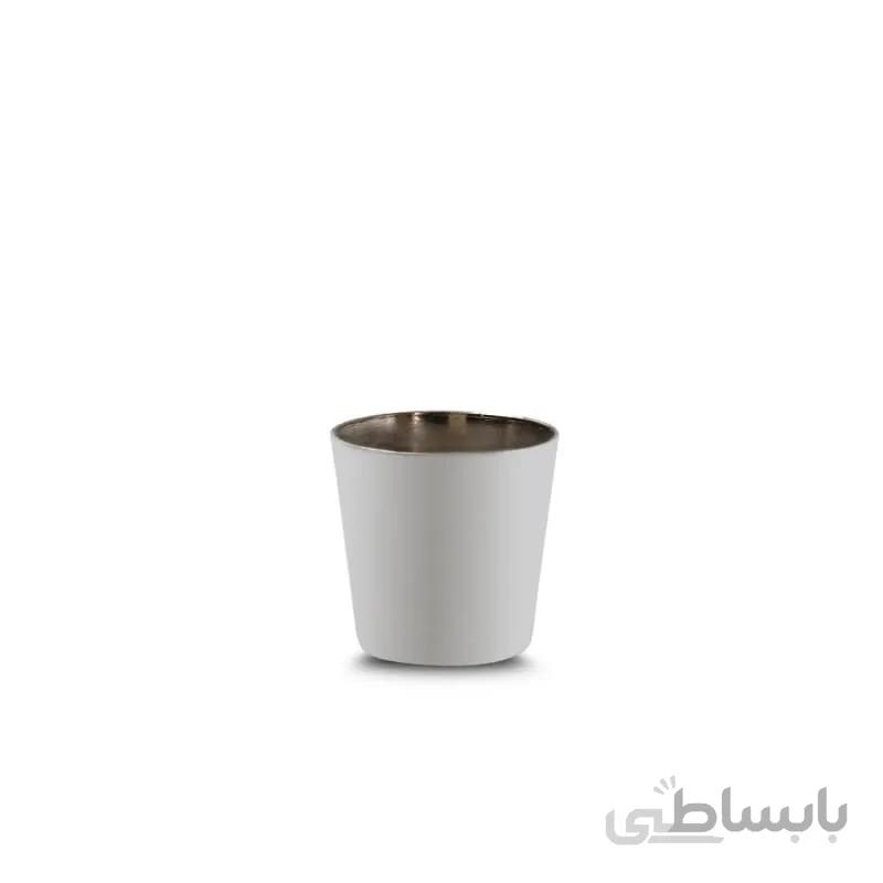 قاب پایه قیفی کروم کوچک