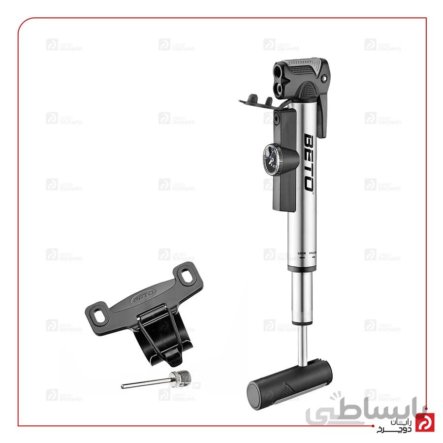 تلمبه دستی تلسکوپی درجه دار دوچرخه بتو BETO CLD-037G