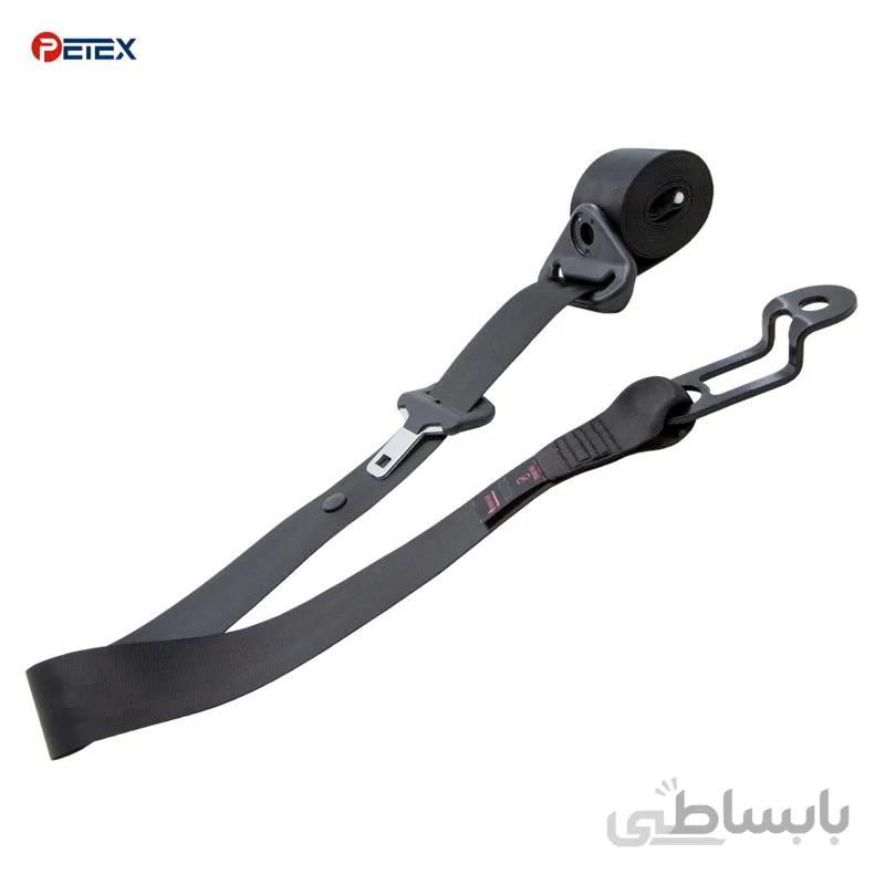 نوار کمربند ایمنی تکمیل شده جلو پژو ۲۰۶ ، پژو ۲۰۷ و رانا رنگ مشکی