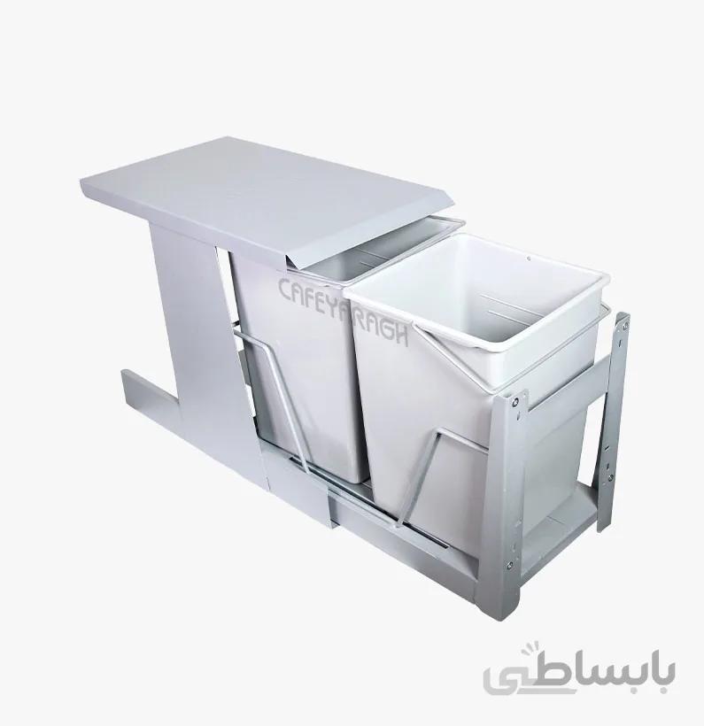 سطل زباله دو قلو ادلان مدل839